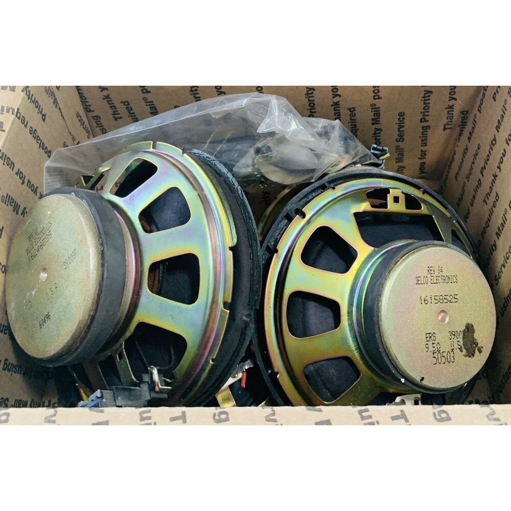 Delco Car Speakers Factory Replacements 2-Models 16159525 & 2 Models 16246835